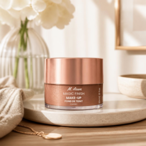 M. Asam Magic Finish lightweight makeup mousse for creating a smooth and polished complexion.